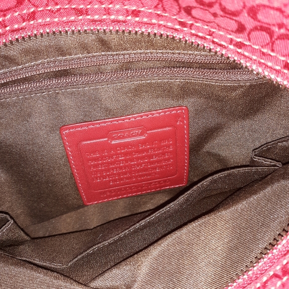 The Coach signature collection handbag leather Pre owned - Picture 5 of 6